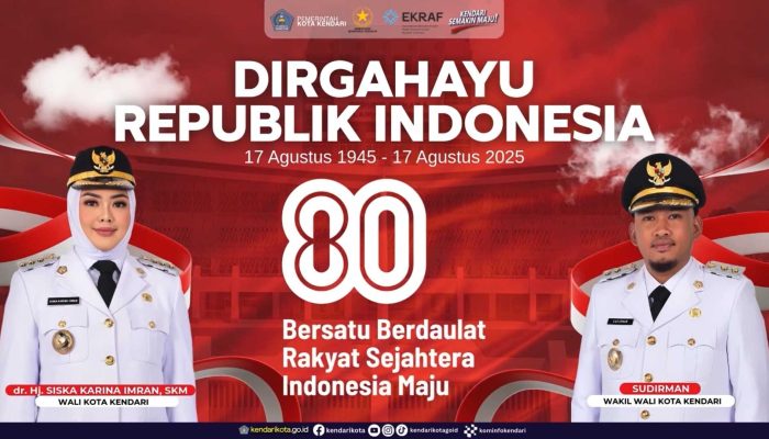 Ucapan Hut RI ke 80 Wali kota Kendari