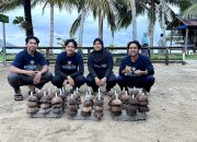 Tim KKN-PPM UGM SG006 Gerakkan Pelestarian Terumbu Karang Dengan Program Bioreeftek