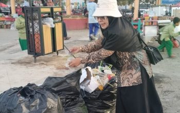 Satgas Ekoteologi Kemenag Bersihkan Venue STQH Sultra, Jaga Lingkungan Tetap Asri