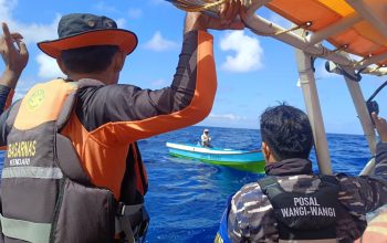 Pencarian Nelayan Hilang di Wanci Belum Berhasil, Basarnas Kendari Siap Lanjutkan Operasi Hari Kedua