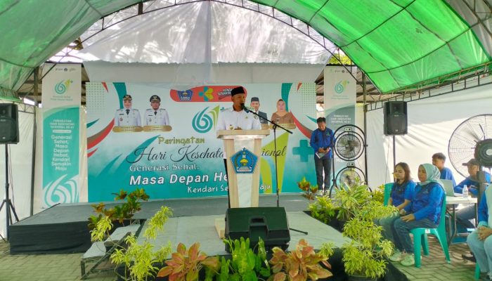 Tutup HKN ke-61, Wakil Wali Kota Kendari Tekankan Gaya Hidup Sehat dan Gotong Royong