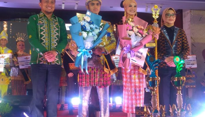 Grand Final Duta Wisata Anandonia & Luale 2025, Daffa dan Princessia Raih Gelar Utama