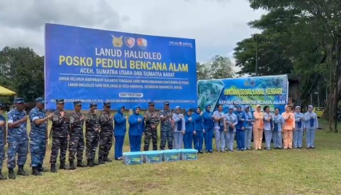 VIDEO : KODAERAL VI Lepas Bantuan LANAL Kendari Untuk Aceh & Sumatera