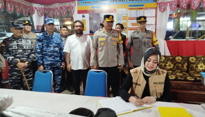Wali Kota dan Forkopimda Pantau Posko Lebaran, Pastikan Kendari Aman Jelang Idulfitri