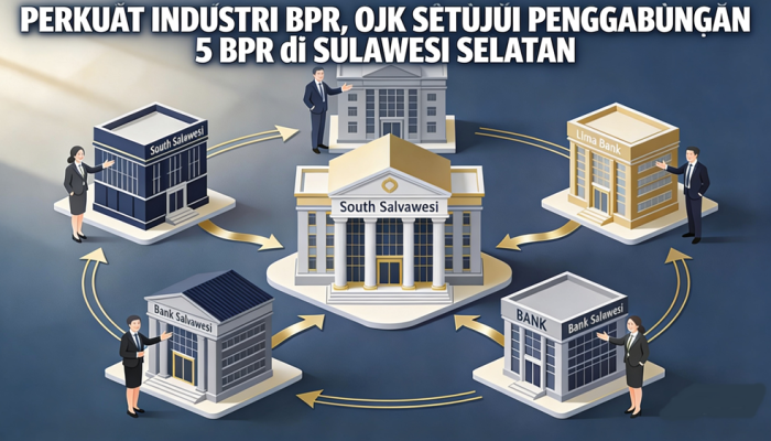 Perkuat Industri Bpr, Ojk Setujui Penggabungan 5 Bpr Di Sulawesi Selatan