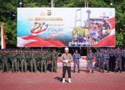 Upacara Hari Bhayangkara ke-80, Kapolda Sultra Tegaskan Sebagai Momentum Perkuat Pelayanan Polri Presisi Yang Bermanfaat Bagi Masyarakat