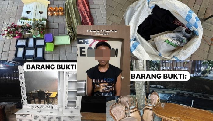 Polisi Tangkap Terduga Pelaku Pencurian Rumah Kosong di Mandonga, Sejumlah Barang Korban Disita