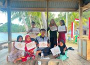 Mahasiswa KKN-PPM UGM Manfaatkan Pasir Lokal Desa Namu Menjadi Karya Kaligrafi