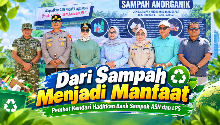 Video : Dari Sampah Menjadi Manfaat, Pemkot Kendari Perkuat Banka Sampah ASN dan LPS