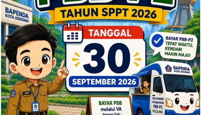 PAD Kendari Masih Dikejar, Bapenda Fokus PBB-P2 Rp24,5 Miliar