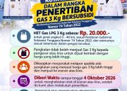 Pangkalan LPG 3 Kg di Kendari Diminta Stop Jual ke Pengecer, Batasnya 4 Oktober