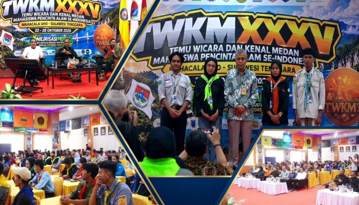 Pembukaan TWKM ke-35 MAPALA Se-Indonesia di Kota Kendari