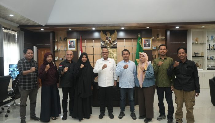 Bangun Sinergitas dan Profesionalisme, AMSI Sultra dan Kajati Temu Silaturahmi